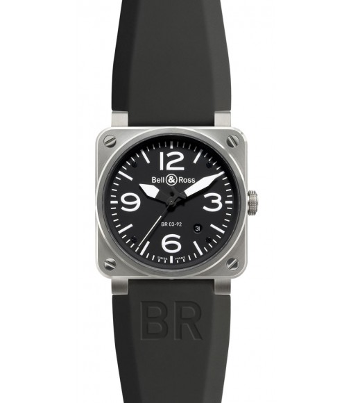 Bell & Ross Automatic 42mm Mens Watch Replica BR 03-92 STEEL